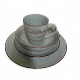 Vajillas de Porcelana color azul 16 piezas